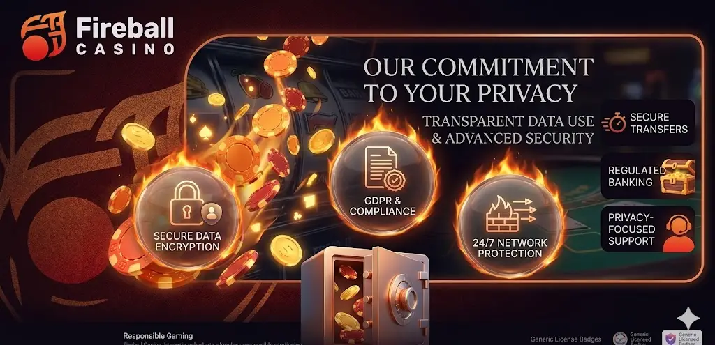 Fireball Casino oldal adatvédelmi szabályzat GDPR