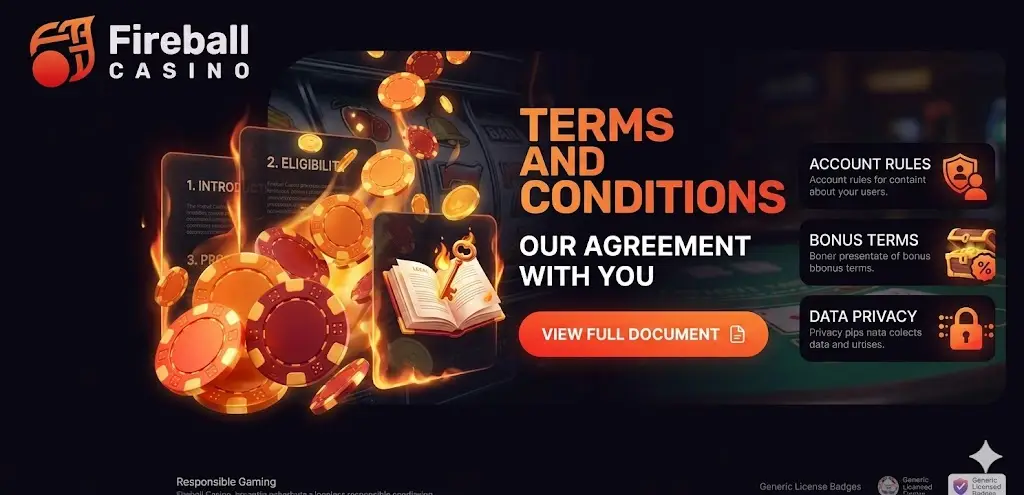 Fireball Casino magyar oldal felhasználási feltételek
